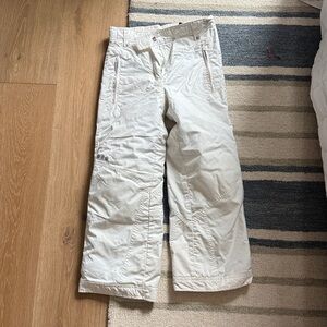 Juniors White Ski Pants